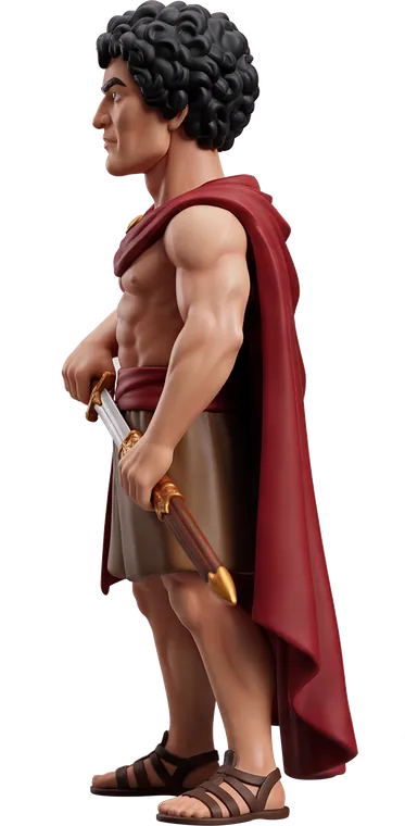 Sasuntsi Davit superLegend figure, from the side