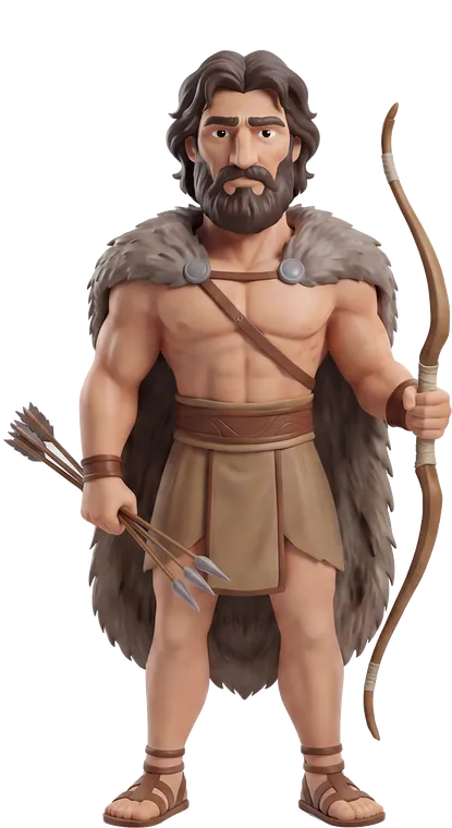 Hand-painted collectible figure of Hayk Nahapet