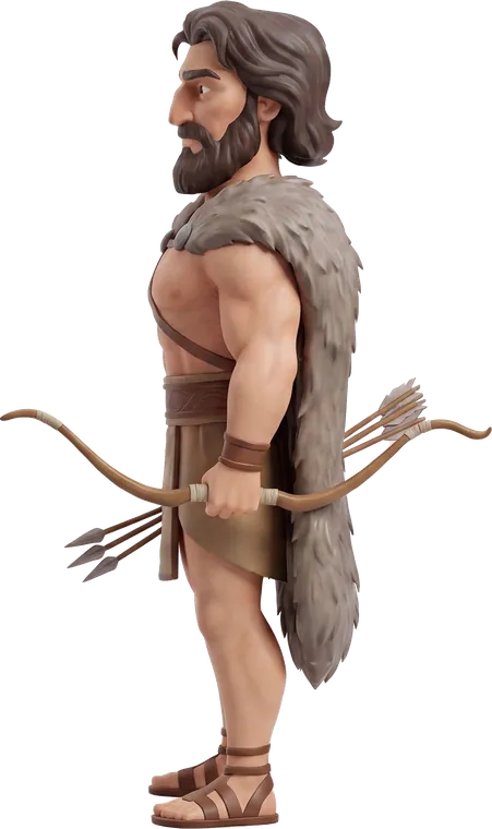 Hayk Nahapet superLegend figure, from the left