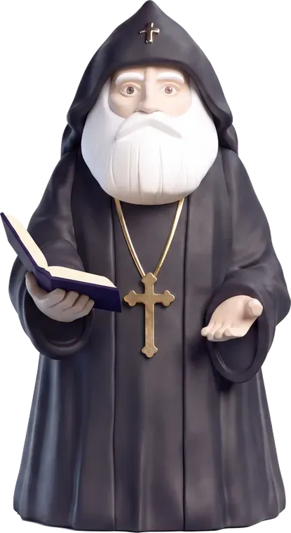 Khrimian Hayrig superLegend figure, with his open book