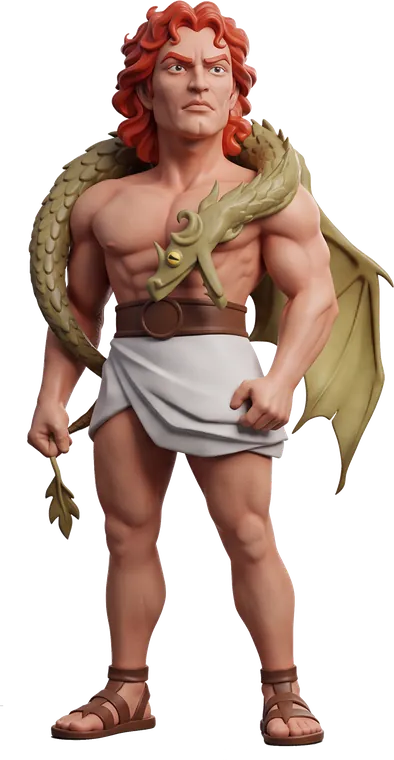 Figure of Vahagn the dragon reaper